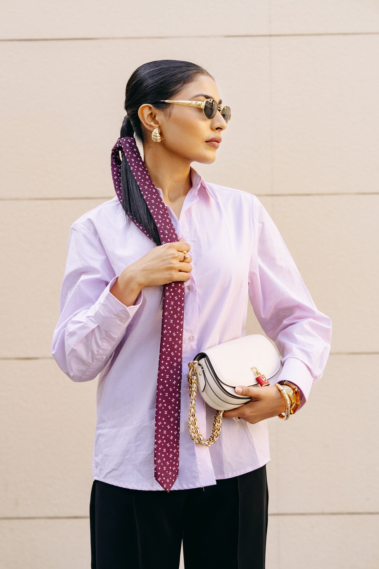 Stripes tailored shirt - Pink