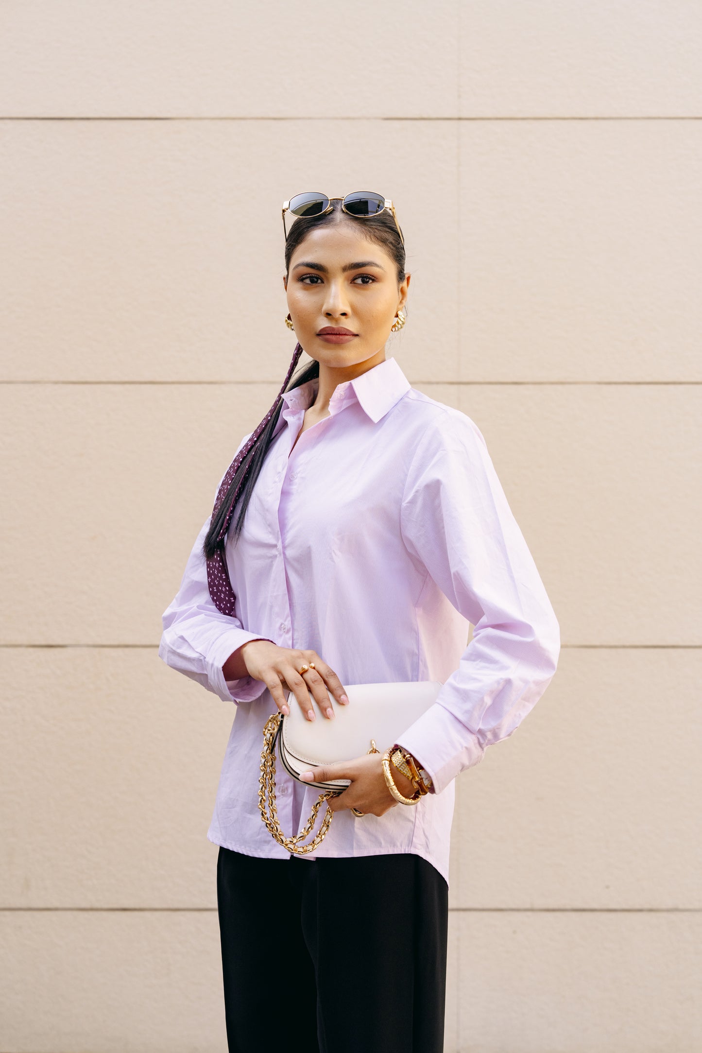 Stripes tailored shirt - Pink