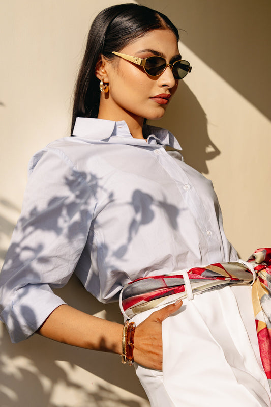 Stripes tailored shirt - Blue