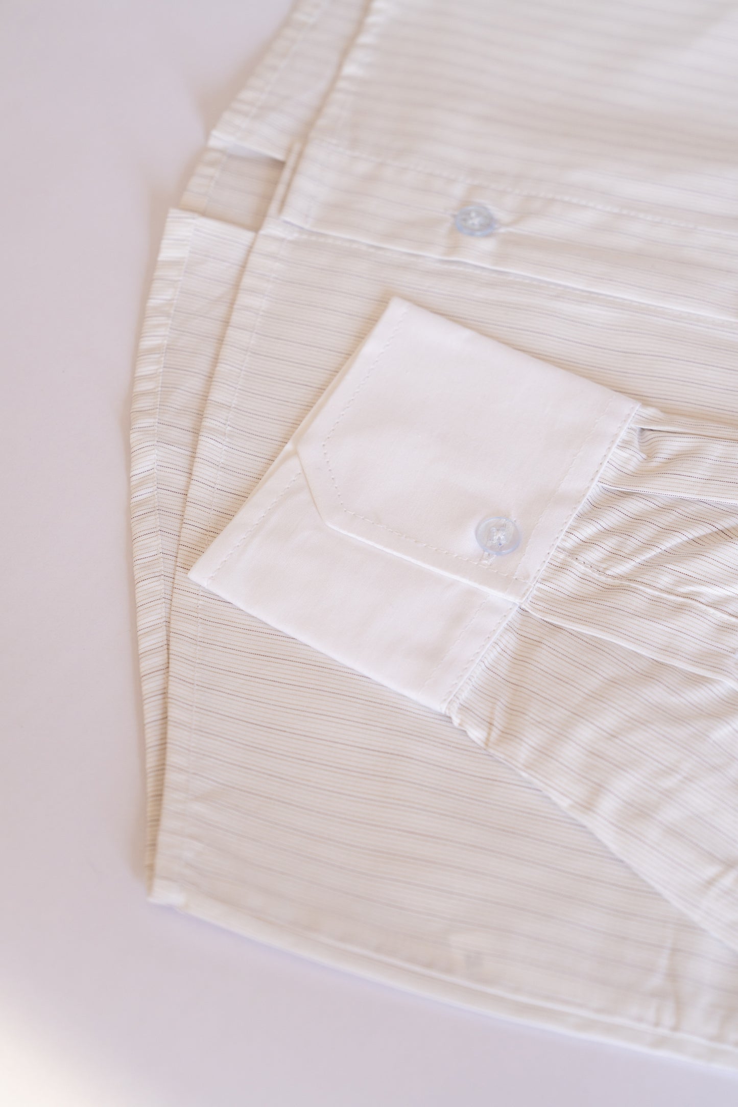 Contrast stripe tailored shirt - Golden Plum