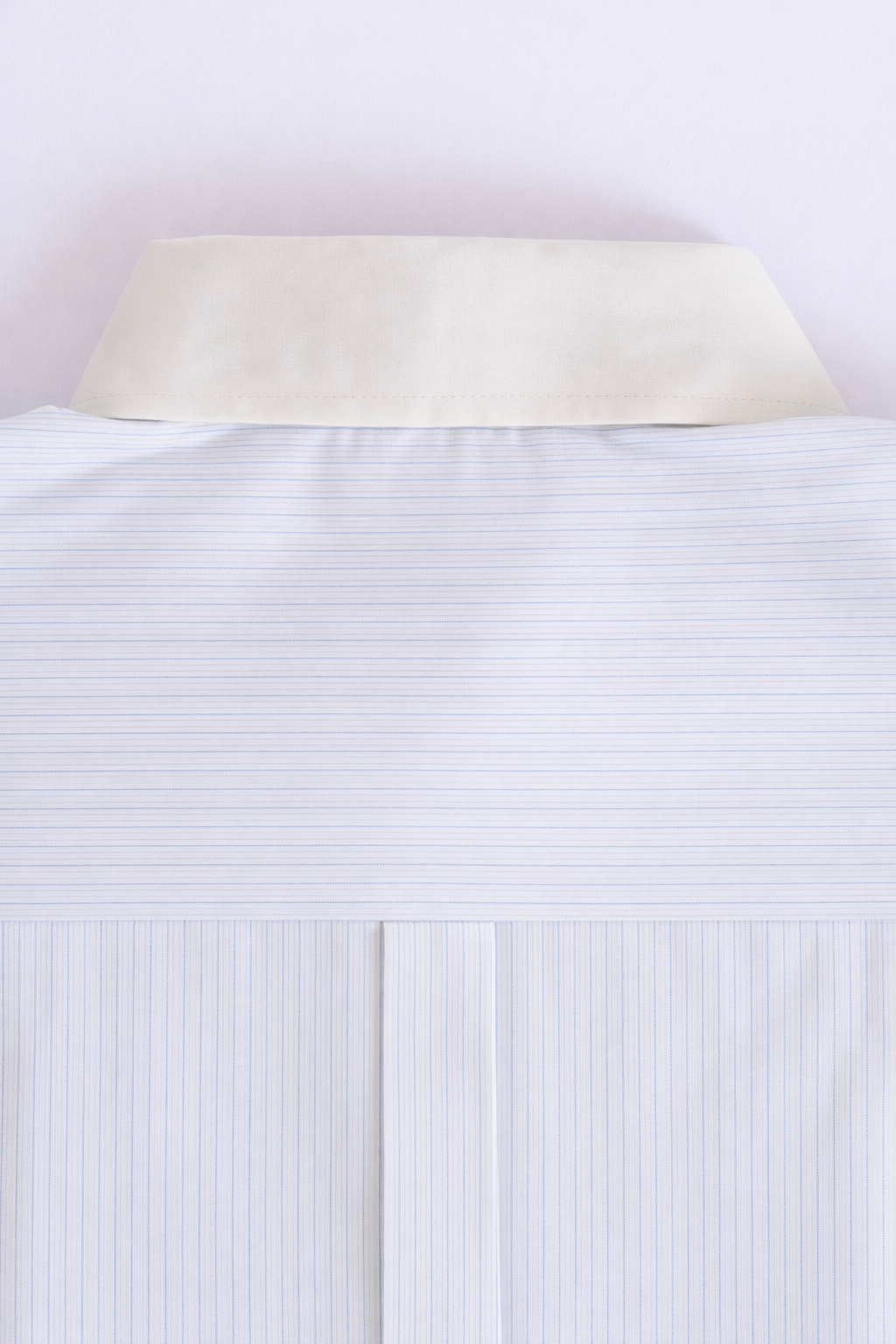 Contrast stripe tailored shirt - Indigo Walnut